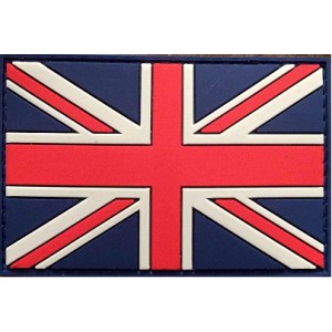 Шеврон PVC/ПВХ с велкро Флаг Великобритании размер 80x50мм полноцветный